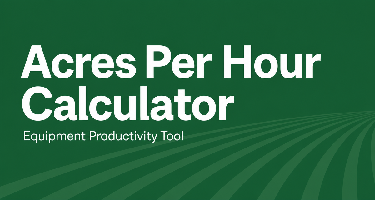 Custom Combining Rates Custom Farming Rates 2026: Contractor Outlook